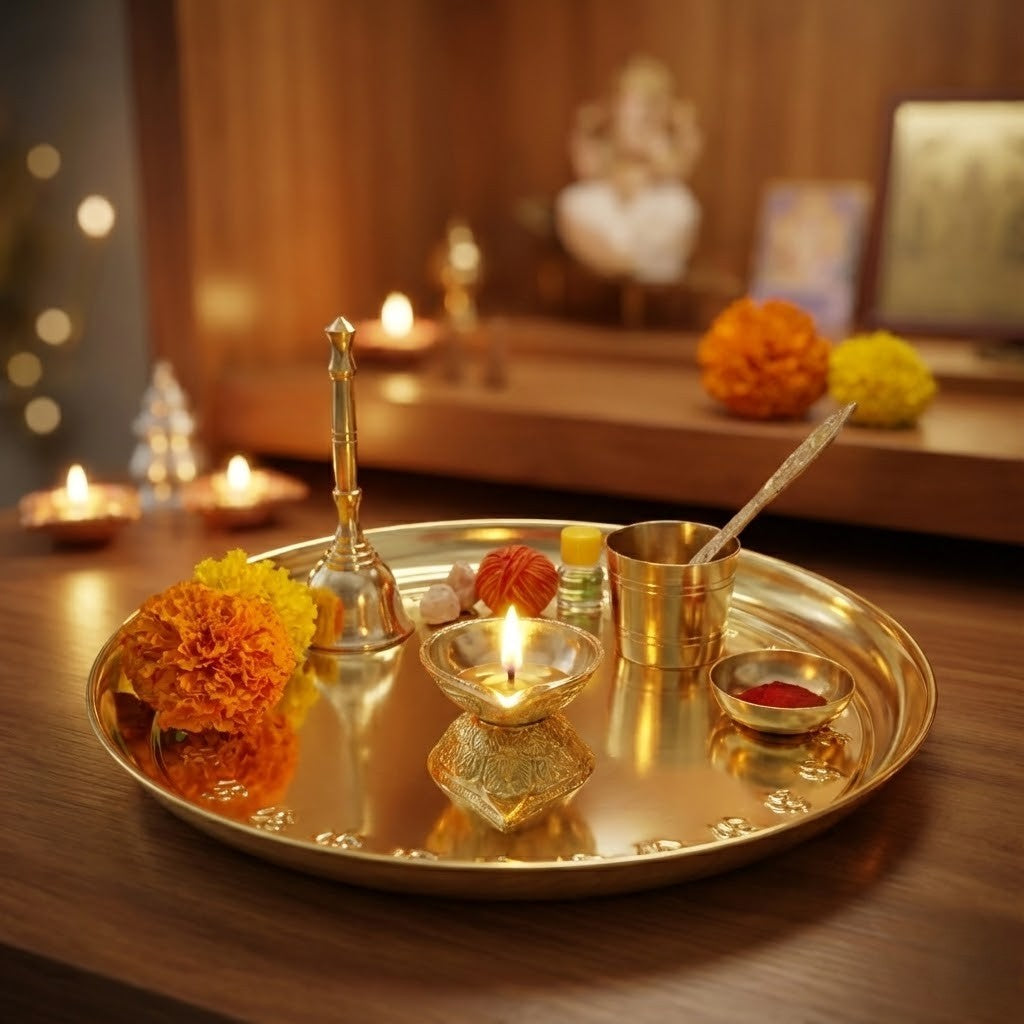 Pooja thali